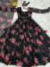 Picture of Statuesque Georgette Black Readymade Gown