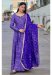 Picture of Grand Georgette Navy Blue Readymade Salwar Kameez