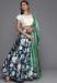 Picture of Beautiful Silk Off White Lehenga Choli