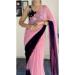 Picture of Nice Georgette Light Pink Saree