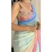 Picture of Fine Georgette Beige Saree