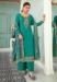 Picture of Classy Georgette Teal Straight Cut Salwar Kameez