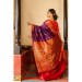 Picture of Good Looking Silk Purple Saree