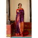 Picture of Good Looking Silk Purple Saree