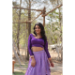 Picture of Classy Chiffon Slate Blue Readymade Lehenga Choli