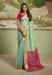 Picture of Good Looking Cotton & Silk Sky Blue Saree