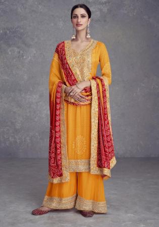 Picture of Chiffon & Silk Peru Readymade Salwar Kameez