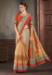 Picture of Delightful Silk Tan Saree