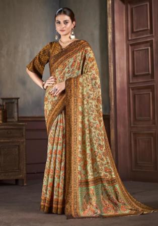 Picture of Alluring Silk Dim Gray Saree