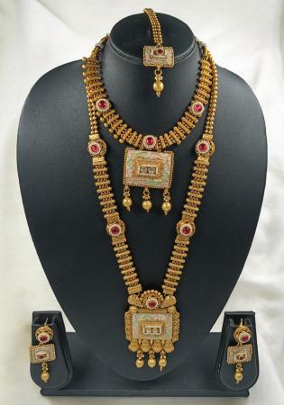 Picture of Grand Golden Rod Necklace Set