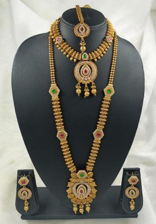 Picture of Good Looking Golden Rod Necklace Set