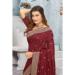 Picture of Delightful Georgette Maroon Saree