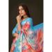 Picture of Good Looking Silk Sky Blue Saree