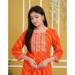 Picture of Beauteous Rayon & Cotton Tomato Kurtis And Tunic