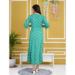 Picture of Rayon & Cotton Medium Aqua Marine Kurtis And Tunic