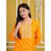 Picture of Graceful Rayon & Cotton Orange Kurtis And Tunic