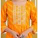 Picture of Graceful Rayon & Cotton Orange Kurtis And Tunic