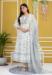 Picture of Rayon & Cotton Light Steel Blue Readymade Salwar Kameez