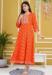 Picture of Delightful Rayon & Cotton Crimson Kurtis And Tunic