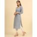 Picture of Resplendent Cotton Light Slate Grey Kurtis & Tunic