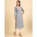 Picture of Resplendent Cotton Light Slate Grey Kurtis & Tunic