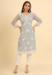 Picture of Beauteous Georgette Silver Kurtis & Tunic