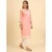 Picture of Charming Georgette Light Pink Kurtis & Tunic