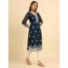 Picture of Beautiful Georgette Dark Slate Grey Kurtis & Tunic