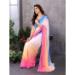 Picture of Ideal Georgette Peach Puff Saree