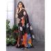 Picture of Graceful Georgette Dark Slate Grey Saree