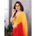 Picture of Nice Georgette Fire Brick Saree