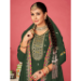 Picture of Georgette Medium Sea Green Straight Cut Salwar Kameez