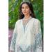 Picture of Lovely Organza White Straight Cut Salwar Kameez