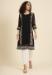 Picture of Wonderful Georgette Black Kurtis & Tunic