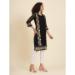 Picture of Wonderful Georgette Black Kurtis & Tunic