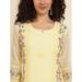 Picture of Ravishing Georgette Pale Golden Rod Kurtis & Tunic