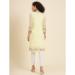 Picture of Ravishing Georgette Pale Golden Rod Kurtis & Tunic