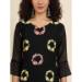 Picture of Well Formed Georgette Black Kurtis & Tunic