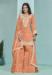 Picture of Wonderful Silk Salmon Straight Cut Salwar Kameez