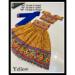 Picture of Classy Cotton Dark Khaki Kids Lehenga Choli