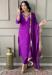 Picture of Wonderful Chiffon Dark Orchid Readymade Salwar Kameez