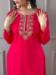 Picture of Marvelous Chiffon Red Readymade Salwar Kameez