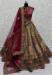 Picture of Pretty Chiffon Maroon Lehenga Choli