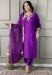 Picture of Appealing Chiffon Indigo Readymade Salwar Kameez