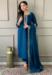 Picture of Sightly Chiffon Teal Readymade Salwar Kameez