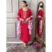 Picture of Beautiful Chiffon Crimson Readymade Salwar Kameez