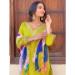 Picture of Fascinating Silk Golden Rod Readymade Salwar Kameez