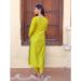 Picture of Fascinating Silk Golden Rod Readymade Salwar Kameez