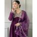 Picture of Elegant Silk Maroon Readymade Salwar Kameez