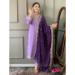 Picture of Comely Silk Purple Readymade Salwar Kameez